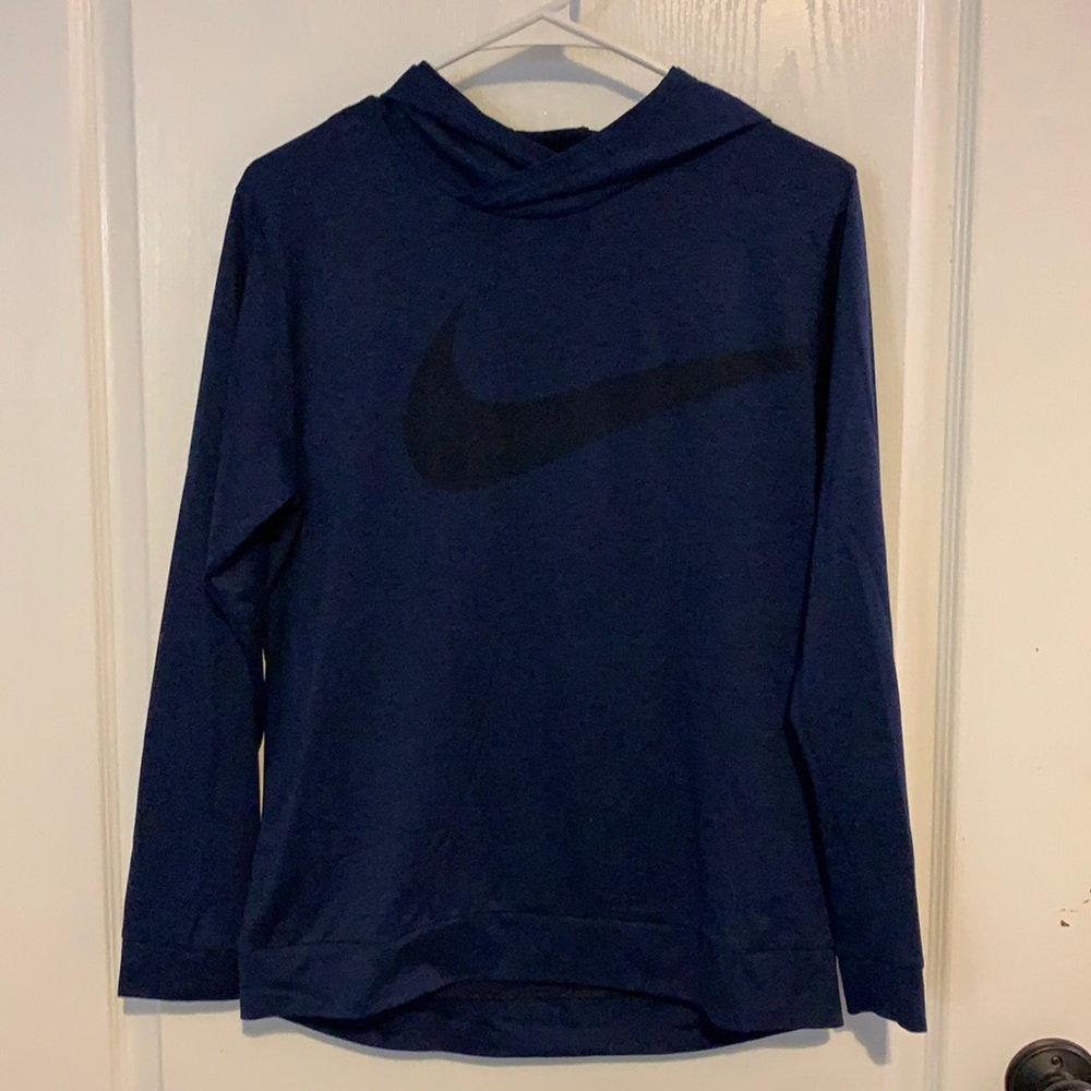 Boys Nike XL Dri-Fit hoodie long sleeve tee